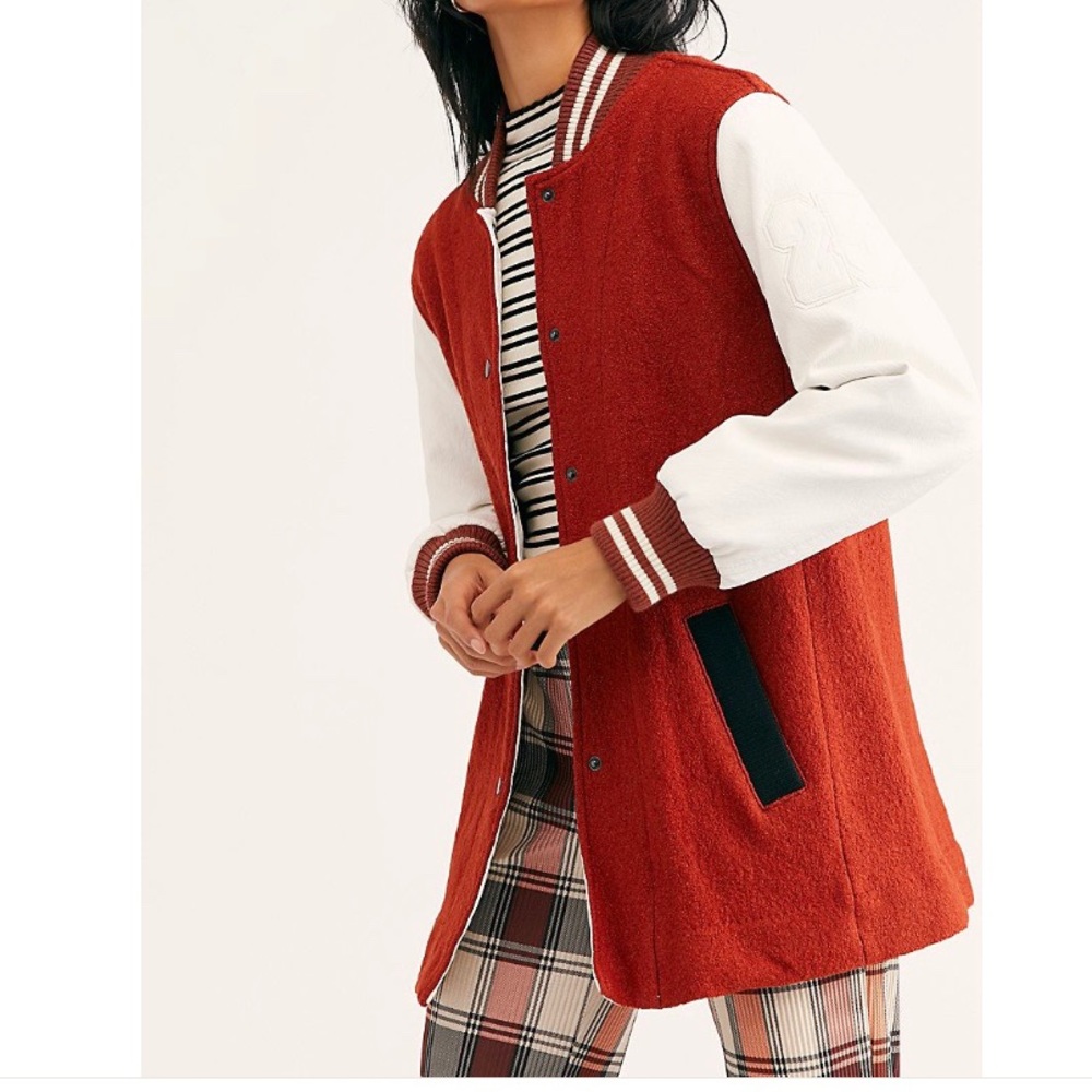 Free People Guess Again Crew Jacket